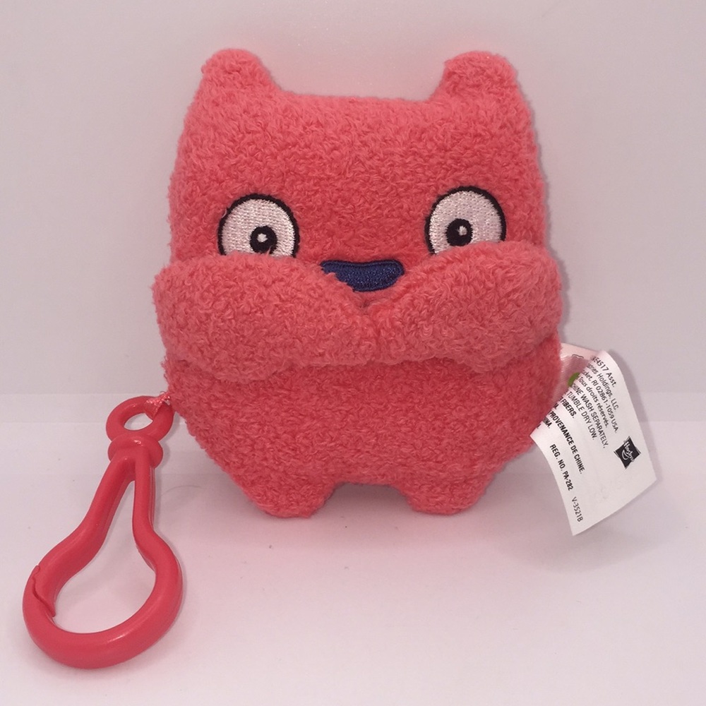 Ugly Dolls Moxy To Go Pink Plush Stuffed Toy Keychain Backpack Clip Hasb…